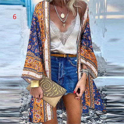 Kimonos Boho Estampados Viscose