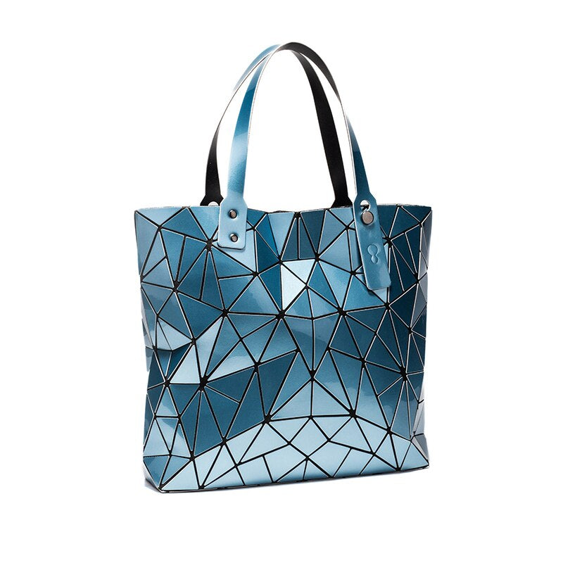 Bolsa Geométrica Holográfica de Ombro Issey Miyake