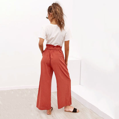 Calça Pantalona Algodão