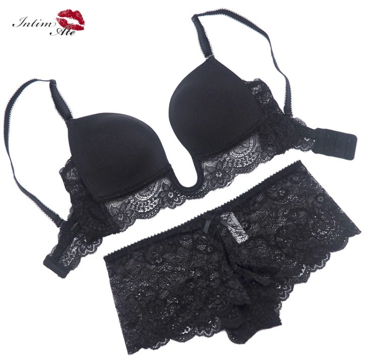 Conjunto Lingerie Decote Profundo LO8486