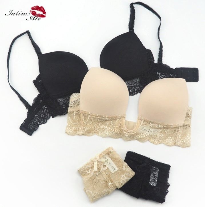 Conjunto Lingerie Decote Profundo LO8486