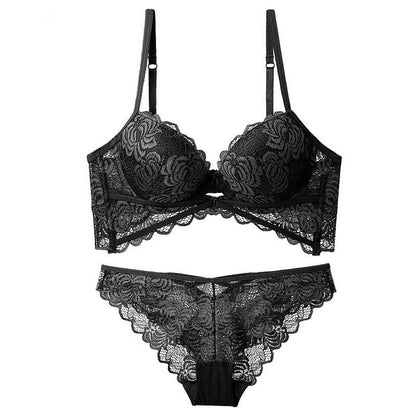 Conjunto Lingerie de Renda Push Up Sophie