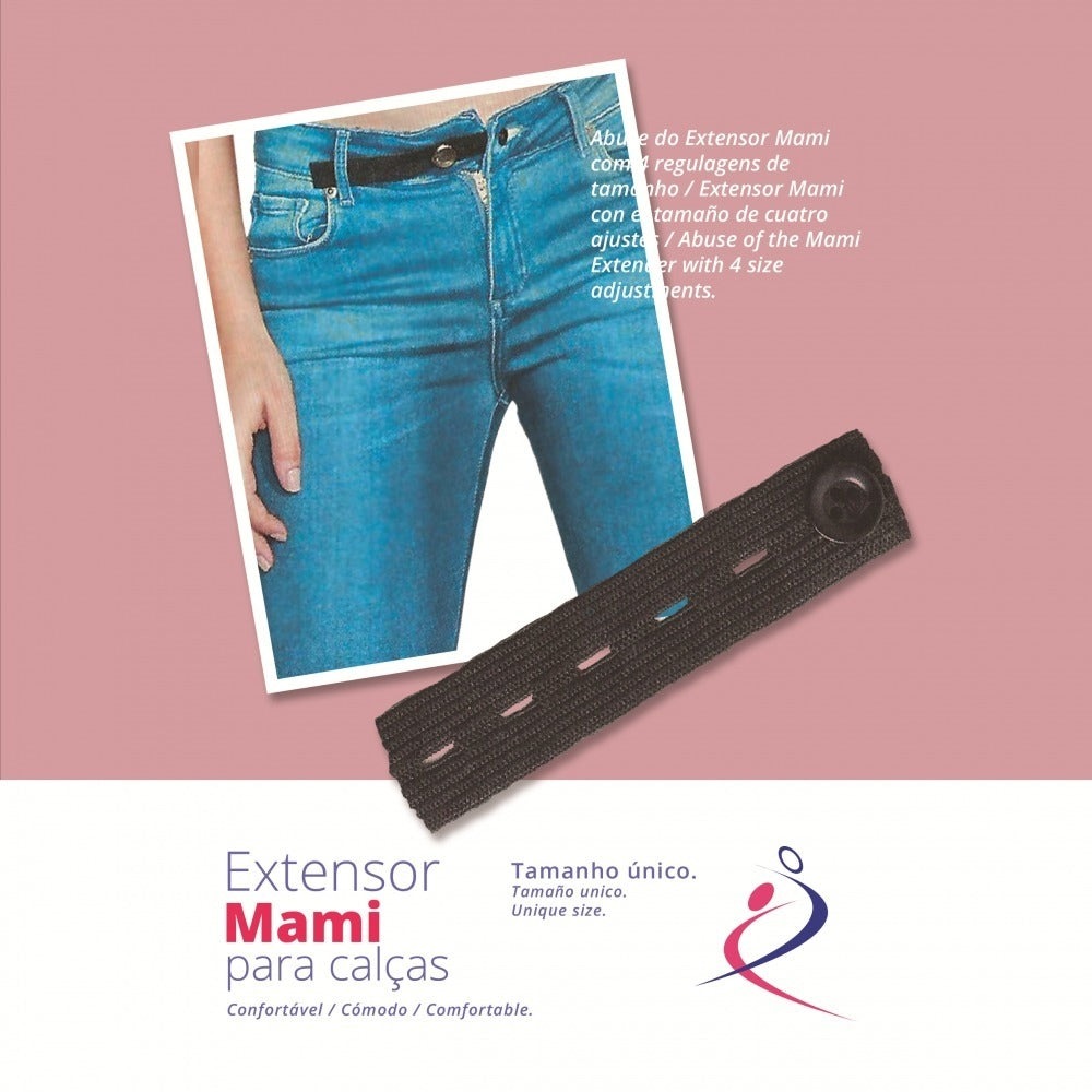 Extensor para calça preto